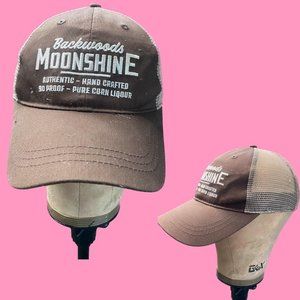 brown and cream ‘moonshine’ snapback